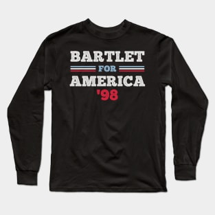 West Wing Bartlet For America 1998 Long Sleeve T-Shirt